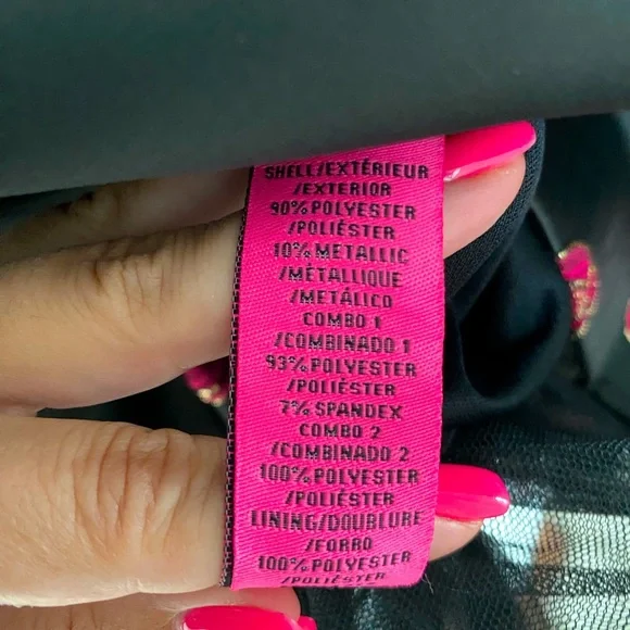 Betsey Johnson One Shoulder A-Line Dress w Crinoline - Picture 9 of 9